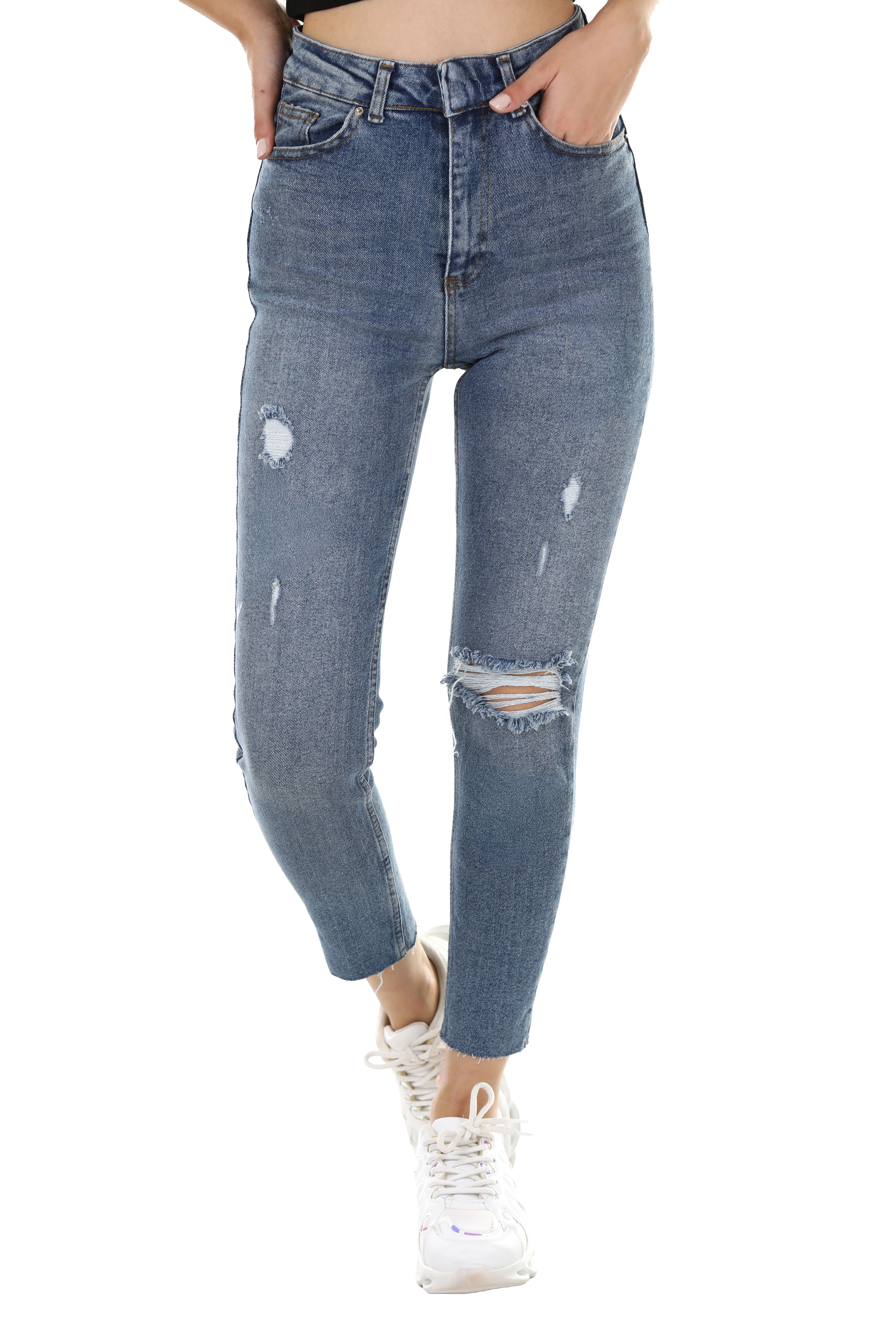 Calça Jeans Reta