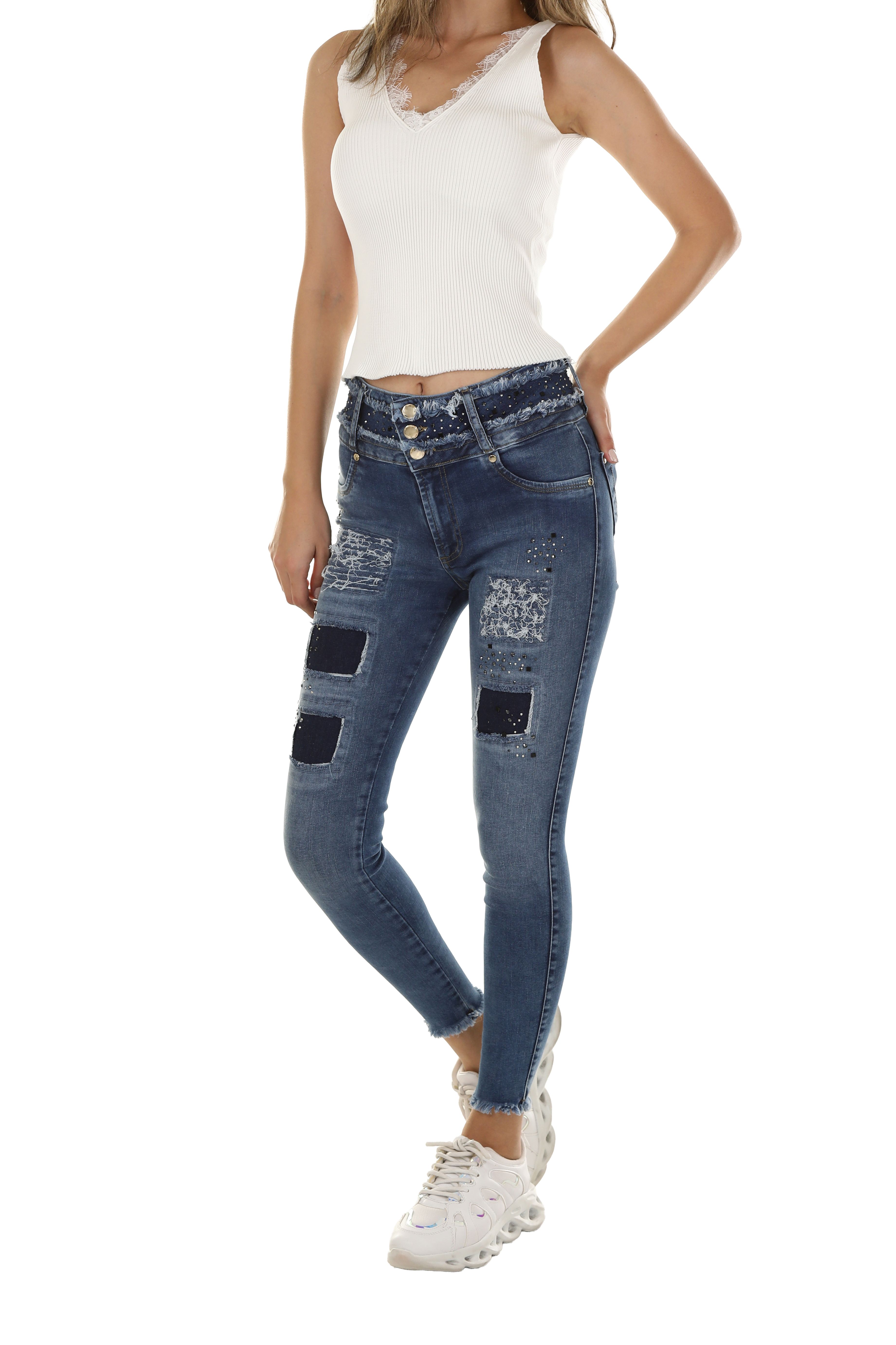 Saia Jeans Curta