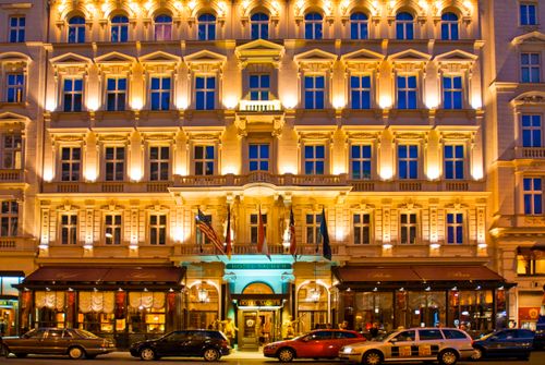 Centrally located hotel in Europe