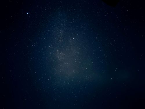 Free A breathtaking view of the starry night sky captured above Samaná, Dominican Republic. Stock Photo