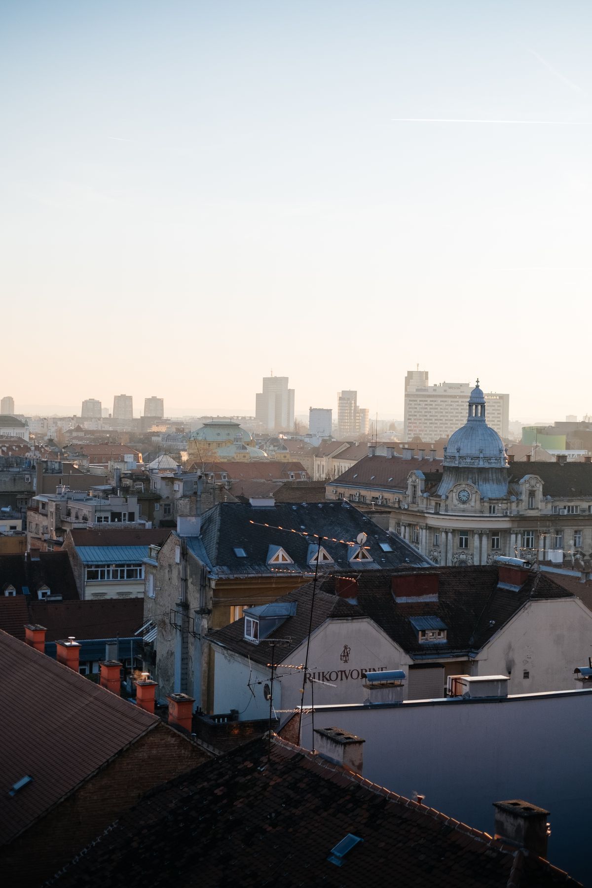 Zagreb city center architecture representing the linguistic and cultural heart of Croatia