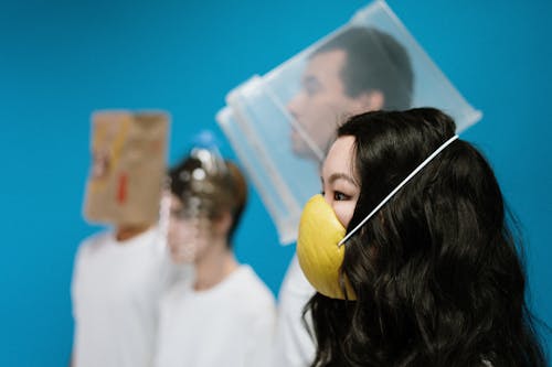 People Wearing DIY Masks