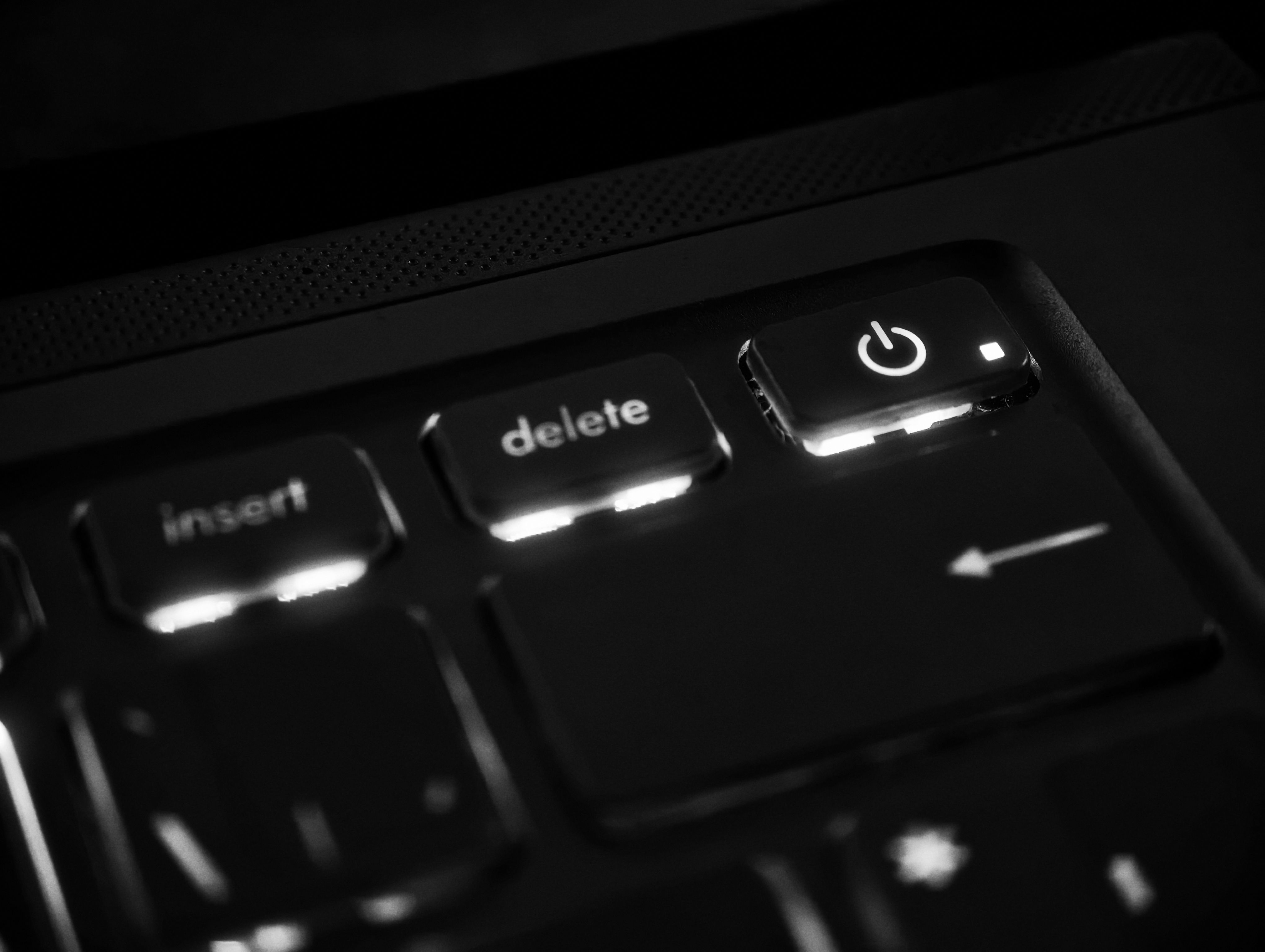PC power button desktop computer hardware