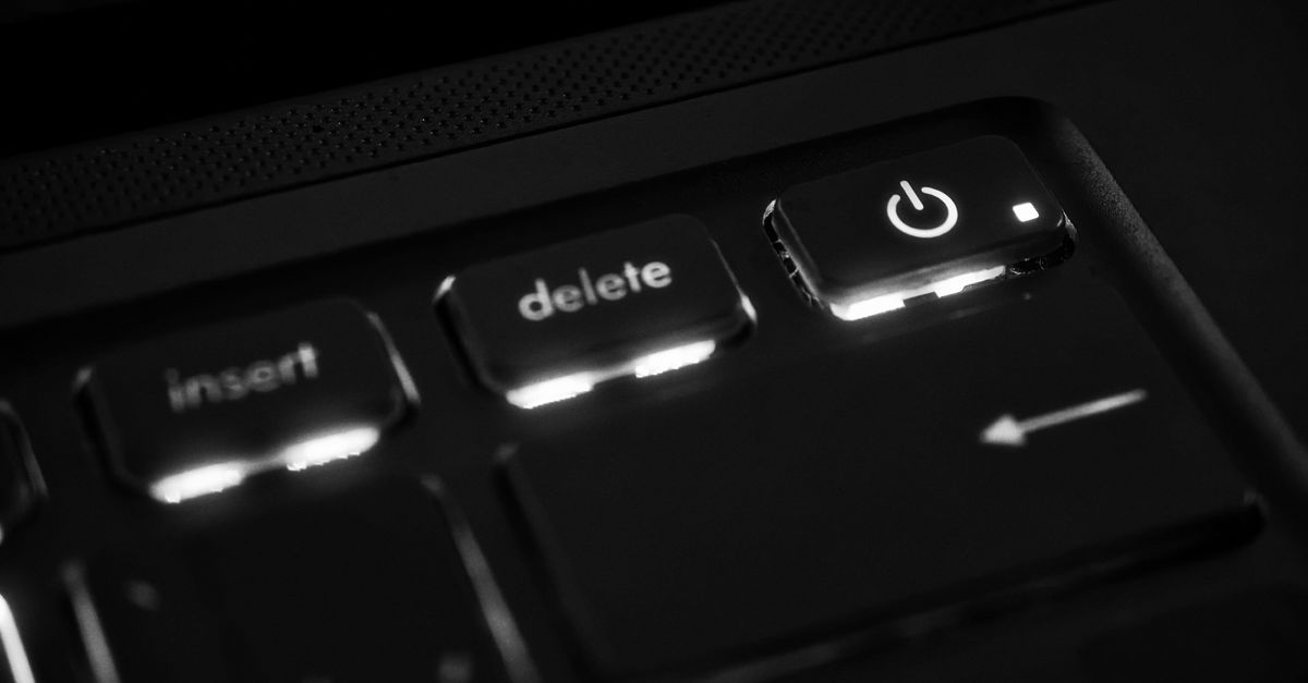 PC power button desktop computer hardware