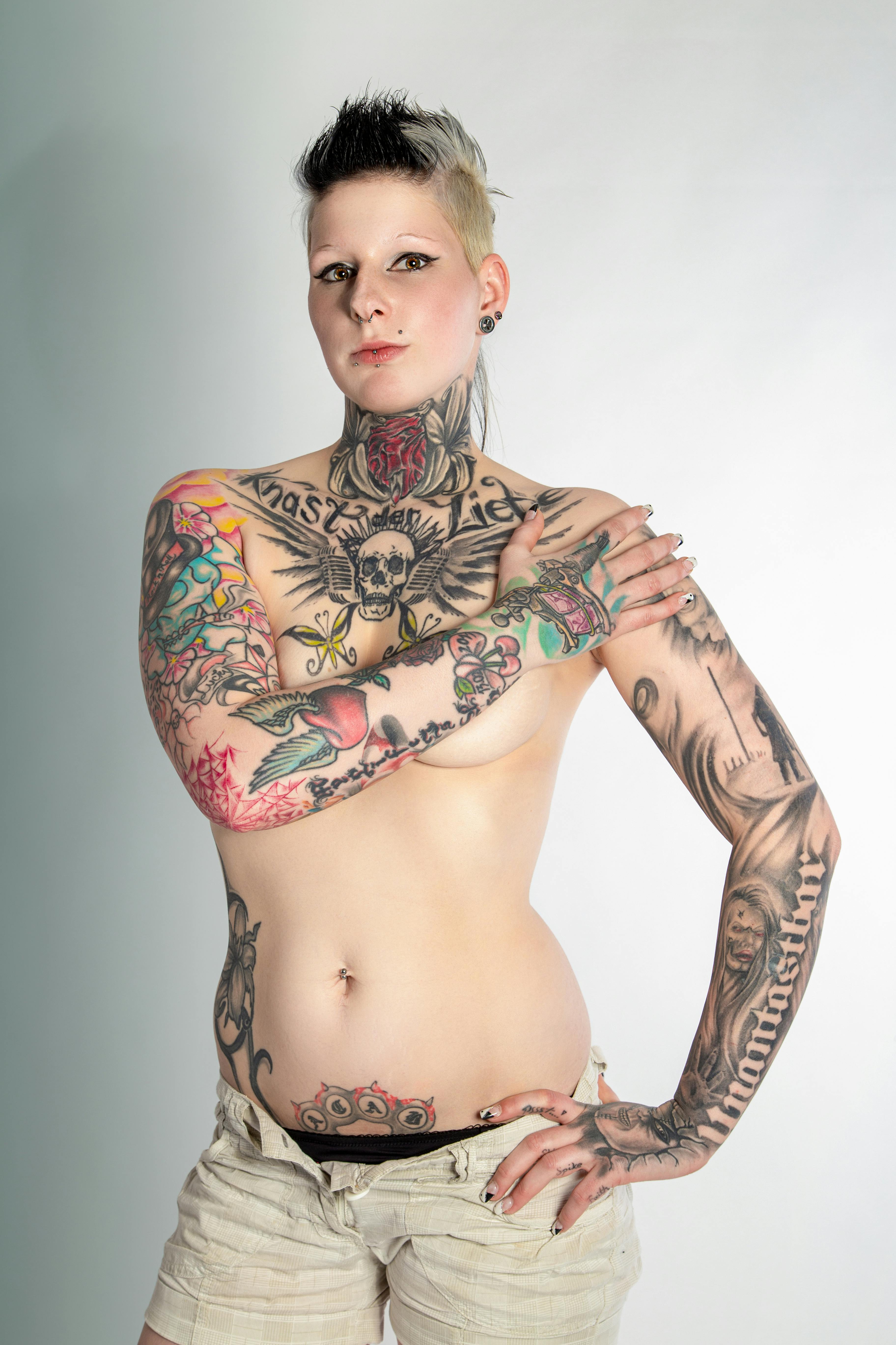 Nude Full Body Tattoo