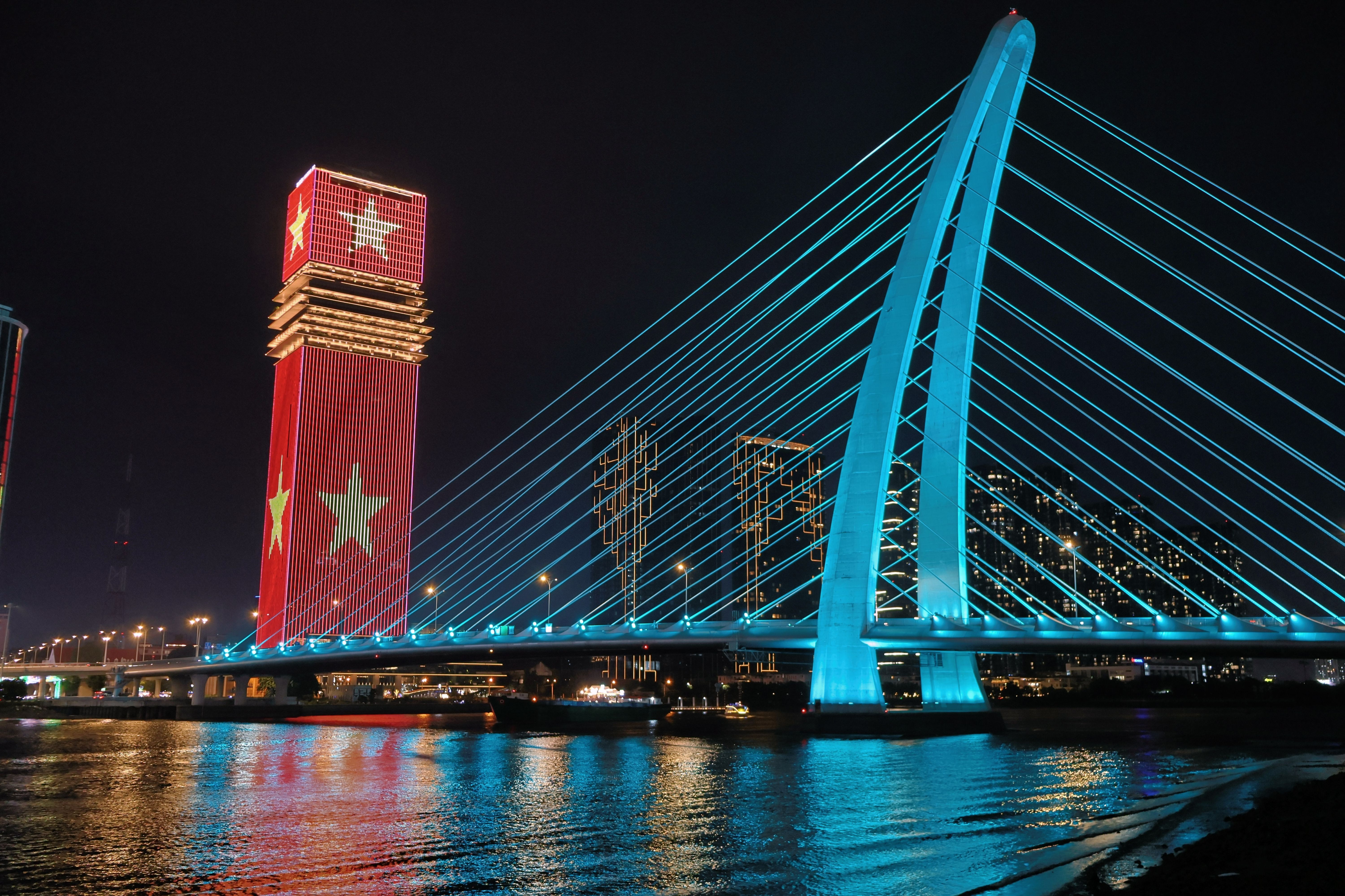 Ho Chi Minh City at night