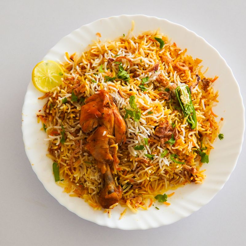 Eid Biryani-Spiced Chicken Burritos