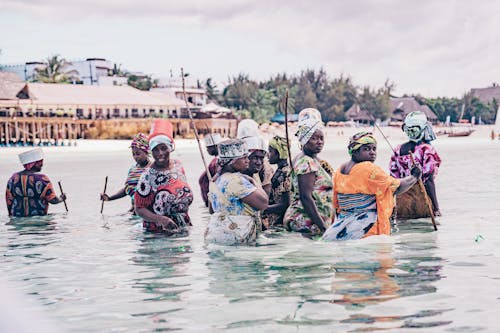 People In Body Of Water