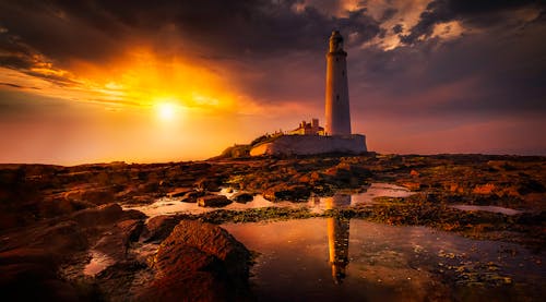 Lighthouse During Sunset