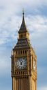 Old ornamental Big Ben facade in London