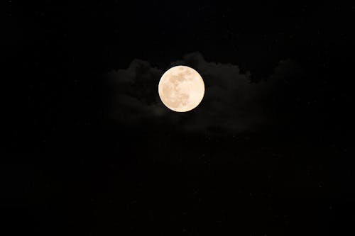 Gratis lagerfoto af fuldmåne