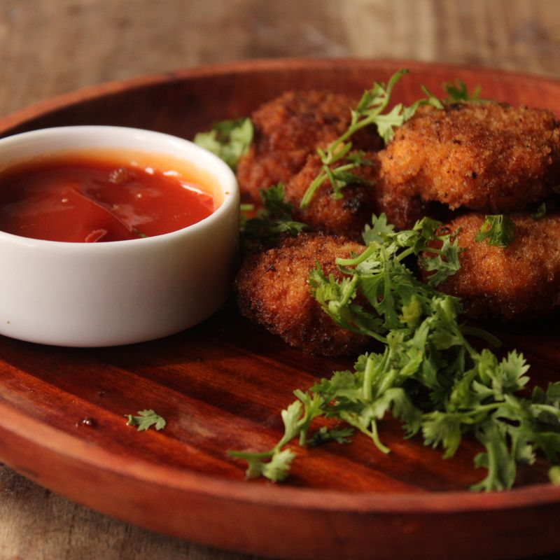 Charred Green Tomato and Pomegranate Molasses Dip