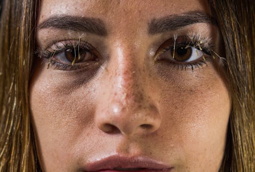 Close-up Photo Of A Woman