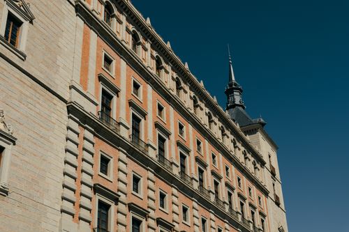 Free Captured architectural detail of a historical building in Toledo, Spain during daylight. Stock Photo