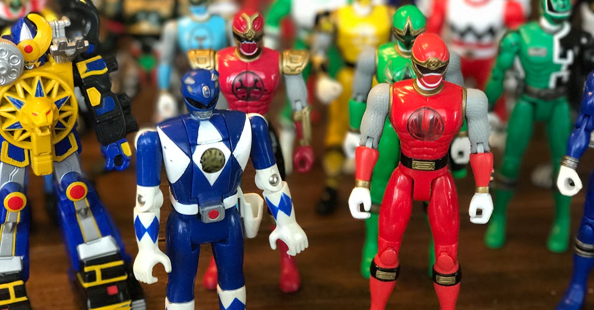 Free stock photo of Power rangers, toys