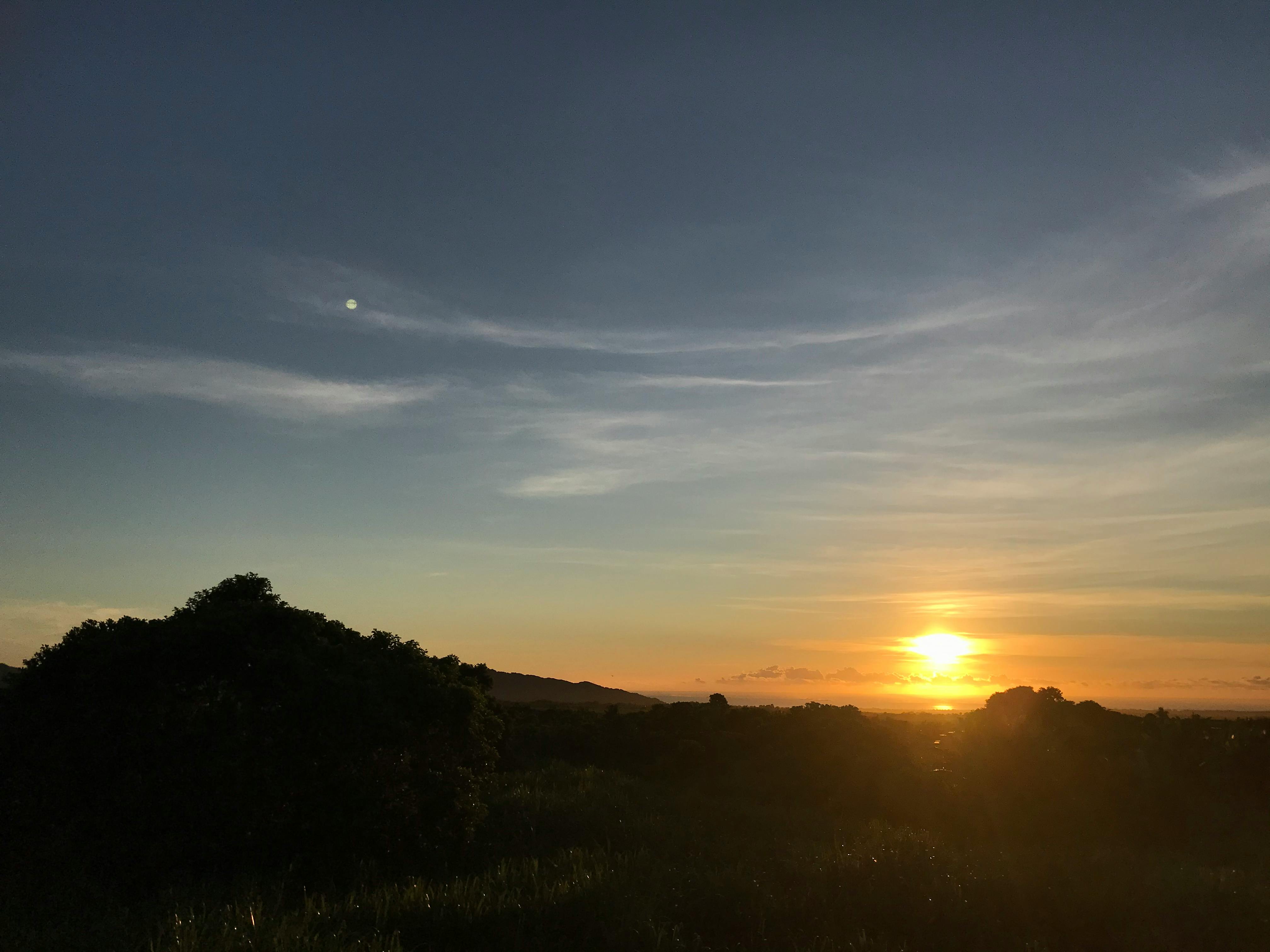 Photo gratuite de ciel, lever de soleil, lever du soleil