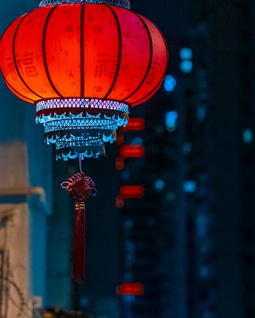 中國燈籠, 傳統, 光 的 免費圖庫相片