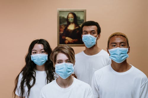 Health Workers Wearing Face Mask