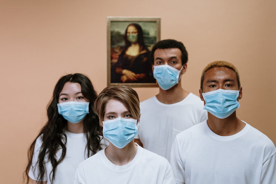 Free Health Workers Wearing Face Mask Stock Photo