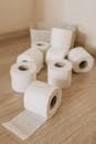 Toilet Paper Rolls on the Floor