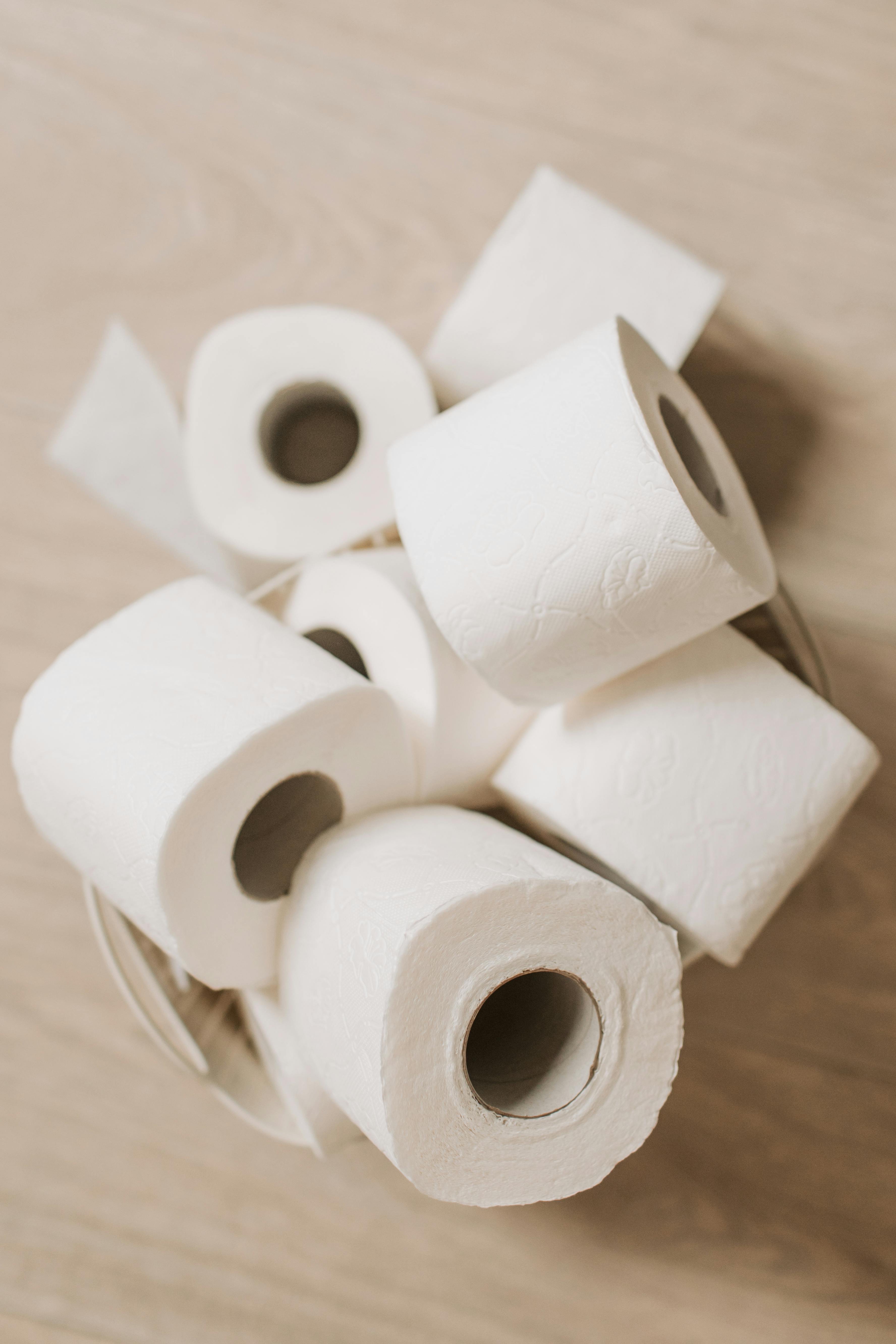 Stack of Toilet Paper Rolls · Free Stock Photo