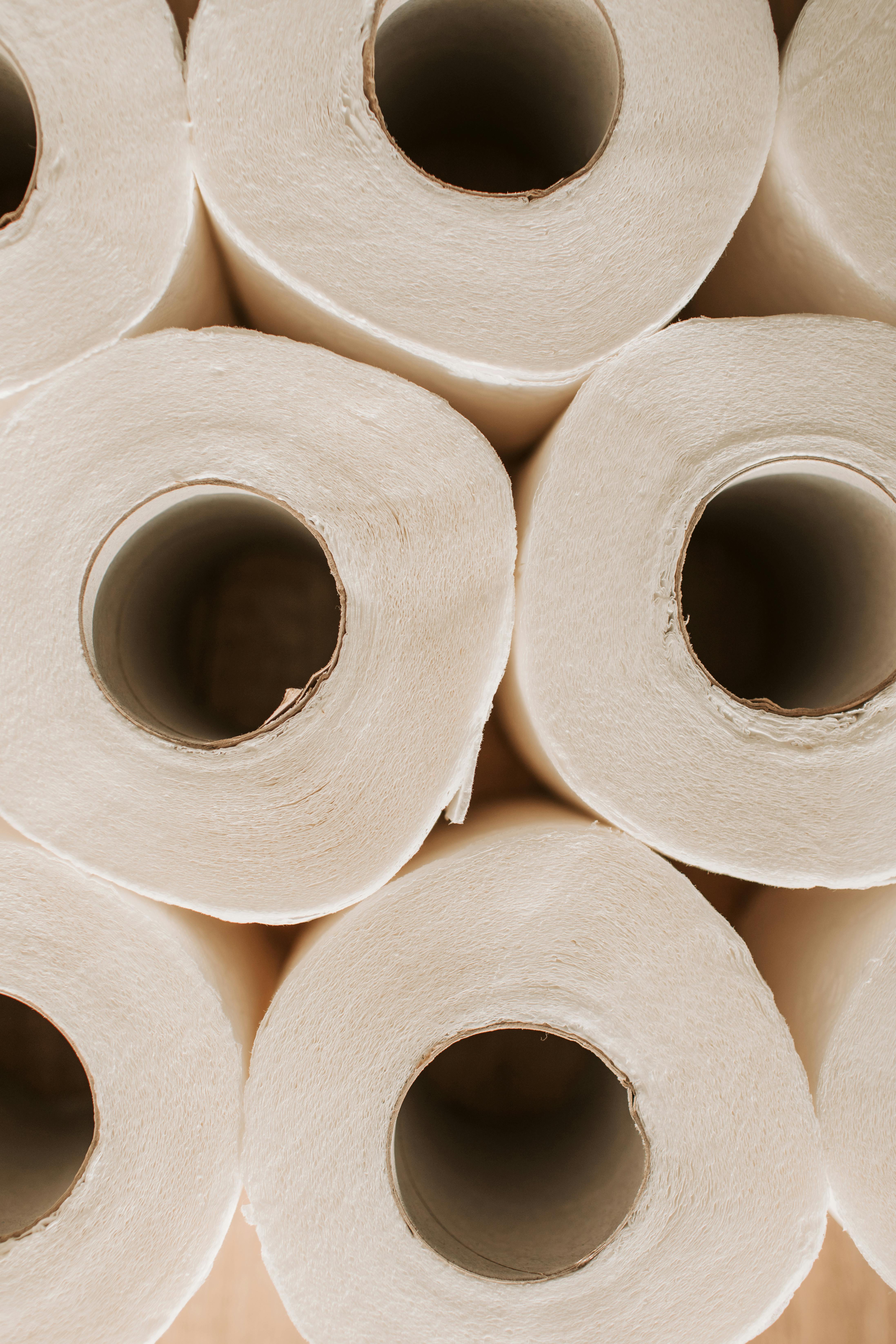 White Toilet Paper Rolls · Free Stock Photo