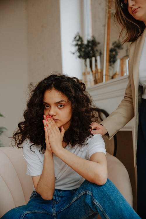 Free Therapist Comforting Patient Stock Photo