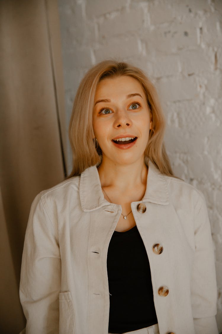 Portrait Of Excited Woman