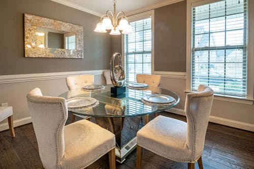 Round Glass Table With Chairs