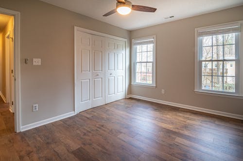 White Wooden Door Closet