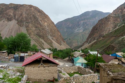 Charming village nestled in the Fann Mountains, showcasing traditional Tajik architecture and stunning valley views.