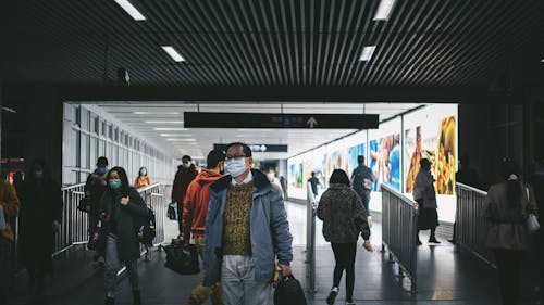 People At The Train Station