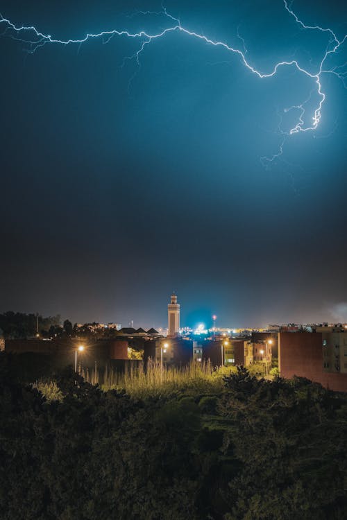 Fotobanka s bezplatnými fotkami na tému blesk, búrka, dlhá expozícia