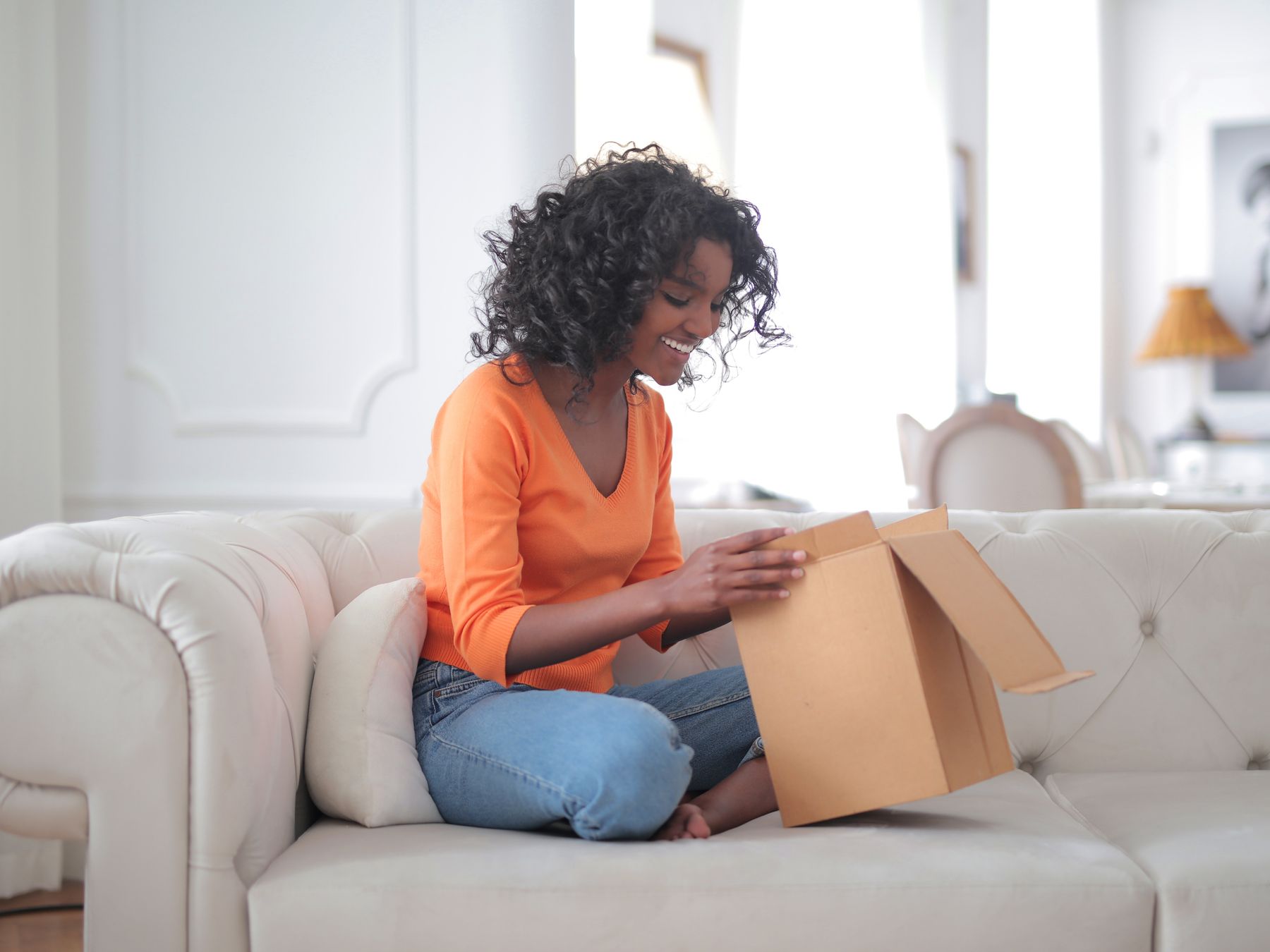 Andoversford — movers delivering furniture from a van