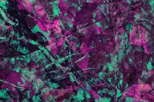 Pink And Green Abstract Painting
