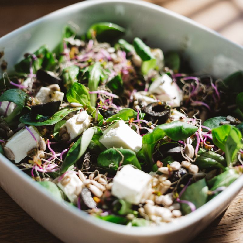 Cranberry Pecan Salad with Feta and Poppy Seed Dressing