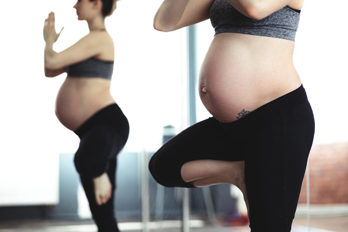 Woman Doing Yoga