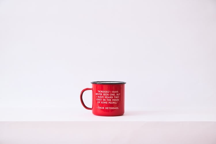 Red Metal Cup