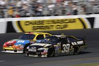 Black and White Nascar Car