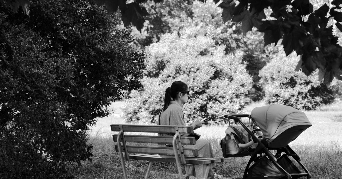 Café-poussette au parc