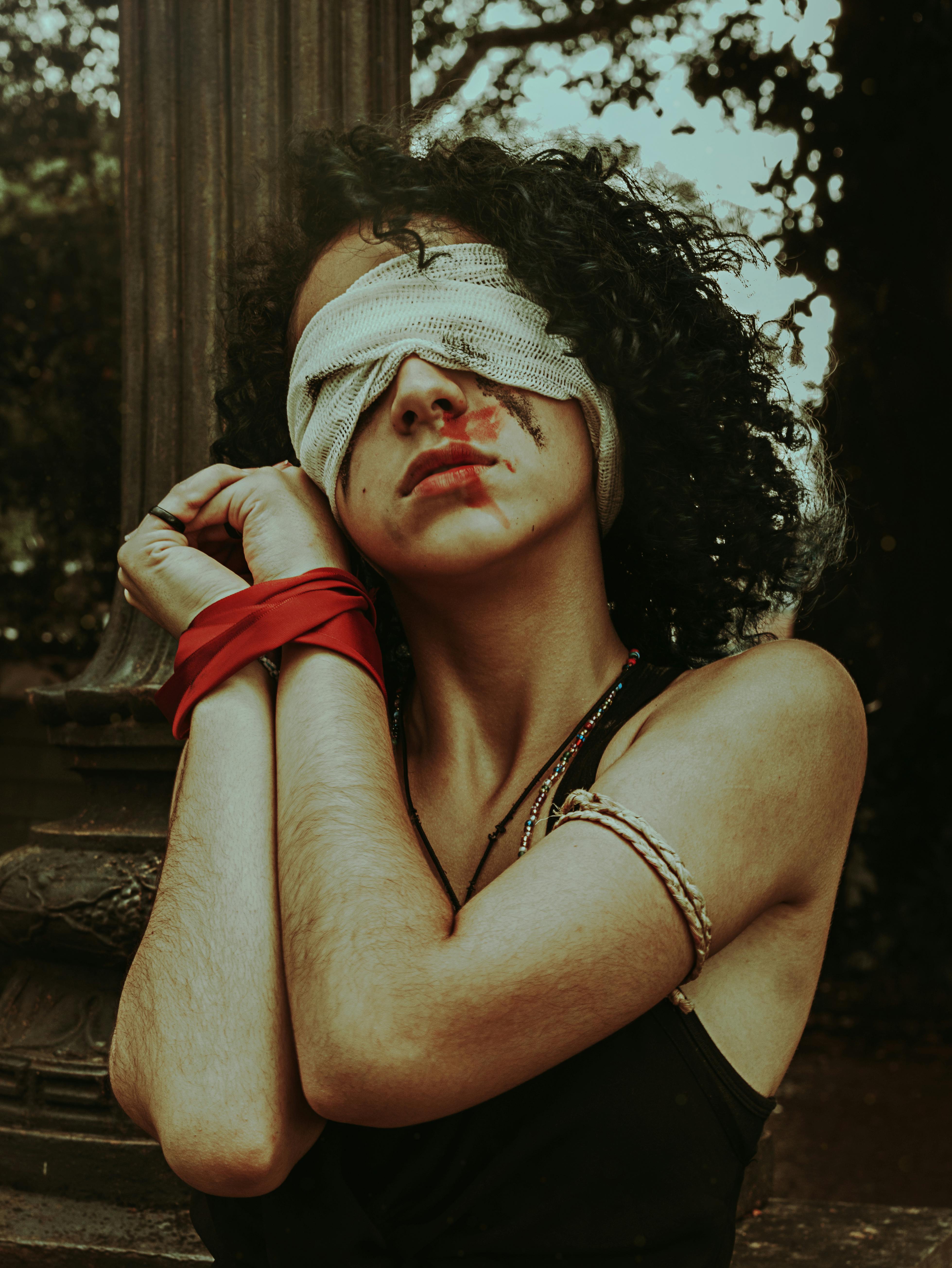 717 Blind Folded Person Royalty-Free Images, Stock Photos & Pictures