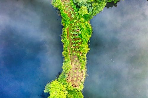 Darmowe zdjęcie z galerii z dron, indonezja, jezioro