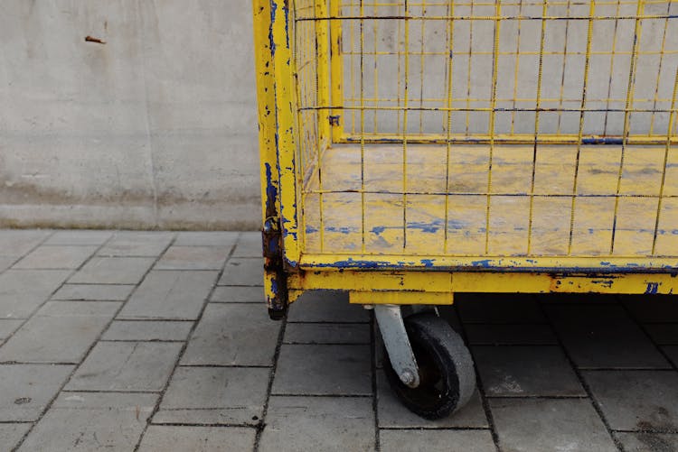 Yellow Utility Cart