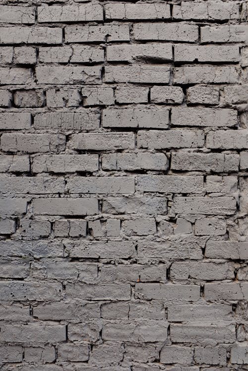 Free Gray Brick Wall Stock Photo