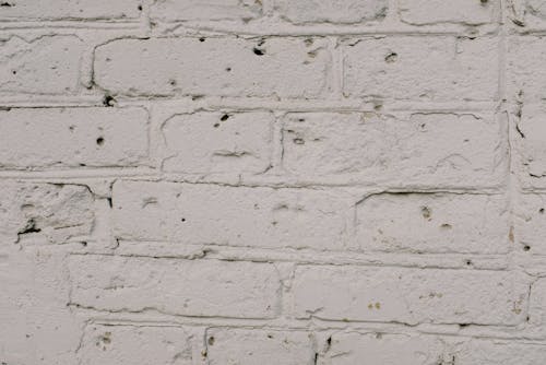 Free White Brick Wall Stock Photo