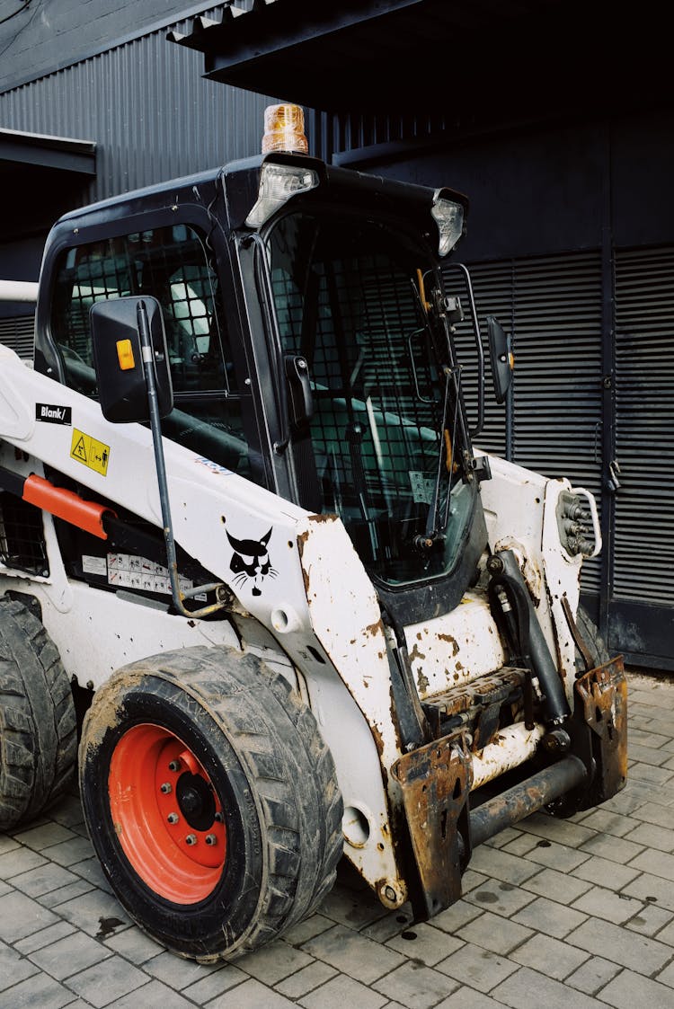 Mini Loader Preparing For Service And Repairing