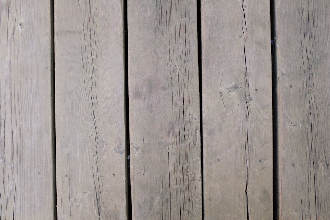 Gray Wooden Plank in Close Up Photography