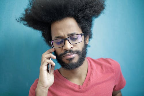 Foto profissional grátis de afro, barba, cabelo