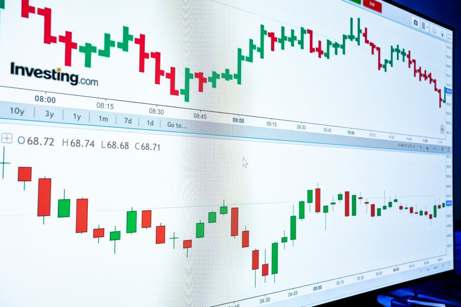 Detailed financial graphs depicting market trends and stock data for investment analysis.