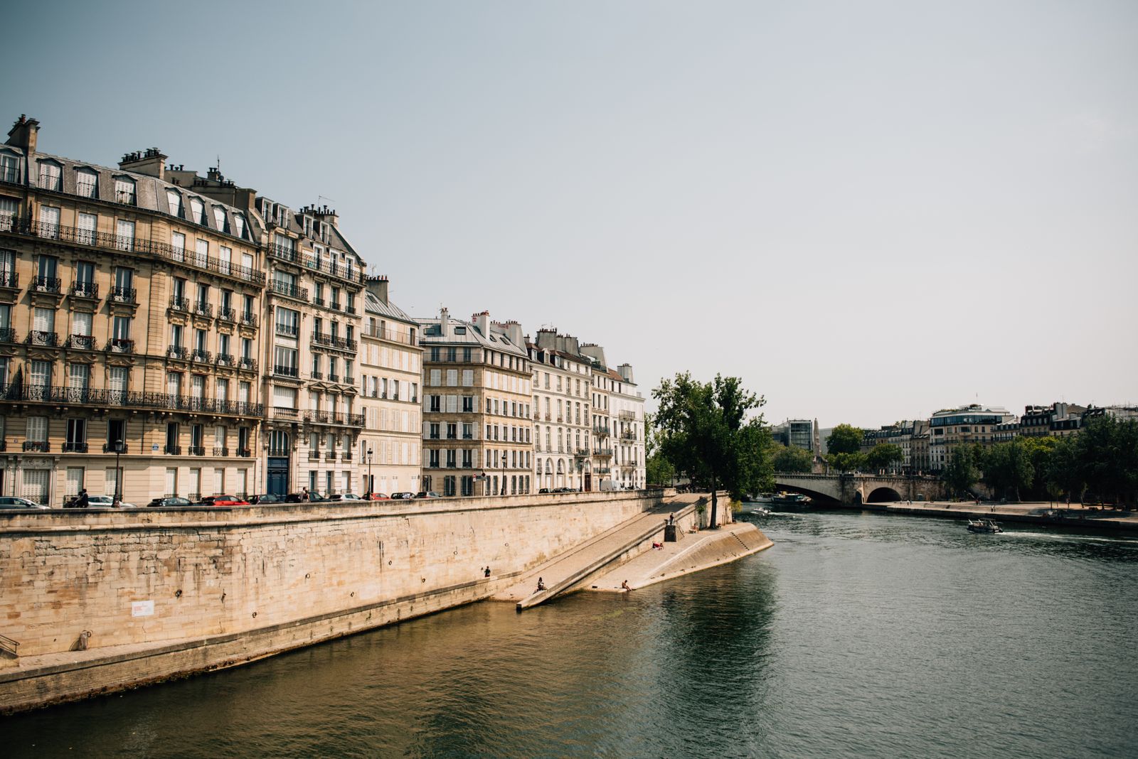 The fake sand along the Seine in July — free, surprisingly pleasant, and nothing like a real beach.